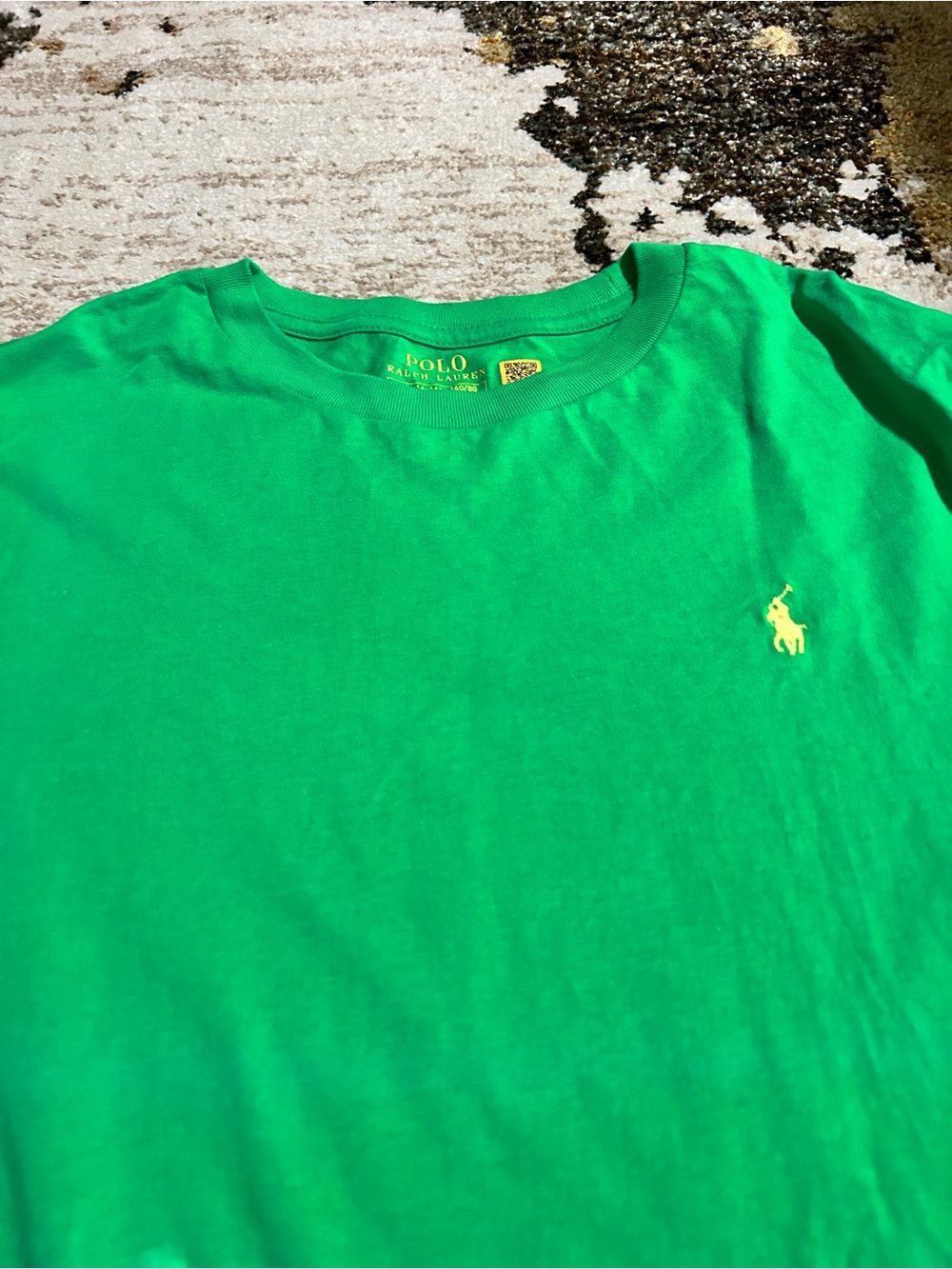 Polo by Ralph Lauren Kids Bright Green Tee with Yellow Pony